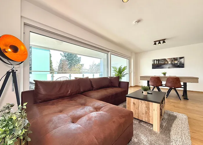 Living Timeless- Happy Living Bodensee Direkt Am See Mit Billard, Parkplatz Und Balkon Fuer Bis Zu 6 Personen